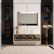 Wall Mirror Glistening Gold Madison Collection By Michael Amini LFR-MDSN260-827