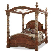 King Size Canopy Bed Villa Valencia Collection By Michael Amini 72000EKCAN-55