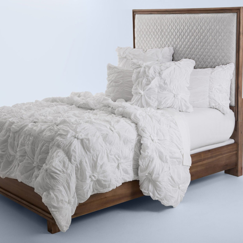 Distinctive Bedding Designs Savanna White Comforter Set By Michael Amini