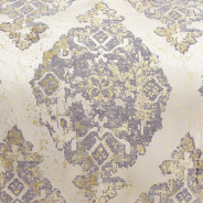 Bennett 9pc Queen Comforter Set Champagne By Michael Amini BCS-QS09-BENNET-CMP
