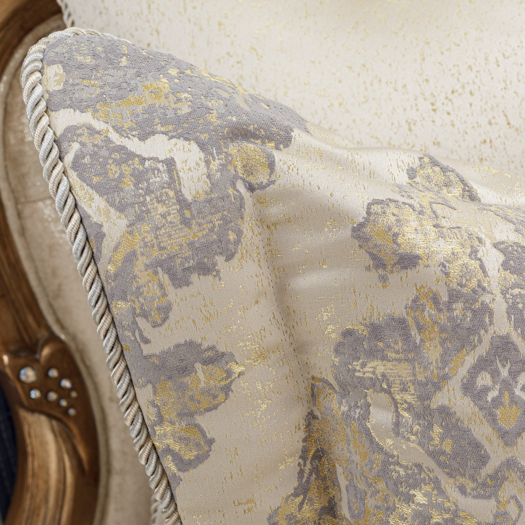Bennett 9pc Queen Comforter Set Champagne By Michael Amini BCS-QS09-BENNET-CMP