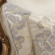 Bennett 9pc Queen Comforter Set Champagne By Michael Amini BCS-QS09-BENNET-CMP