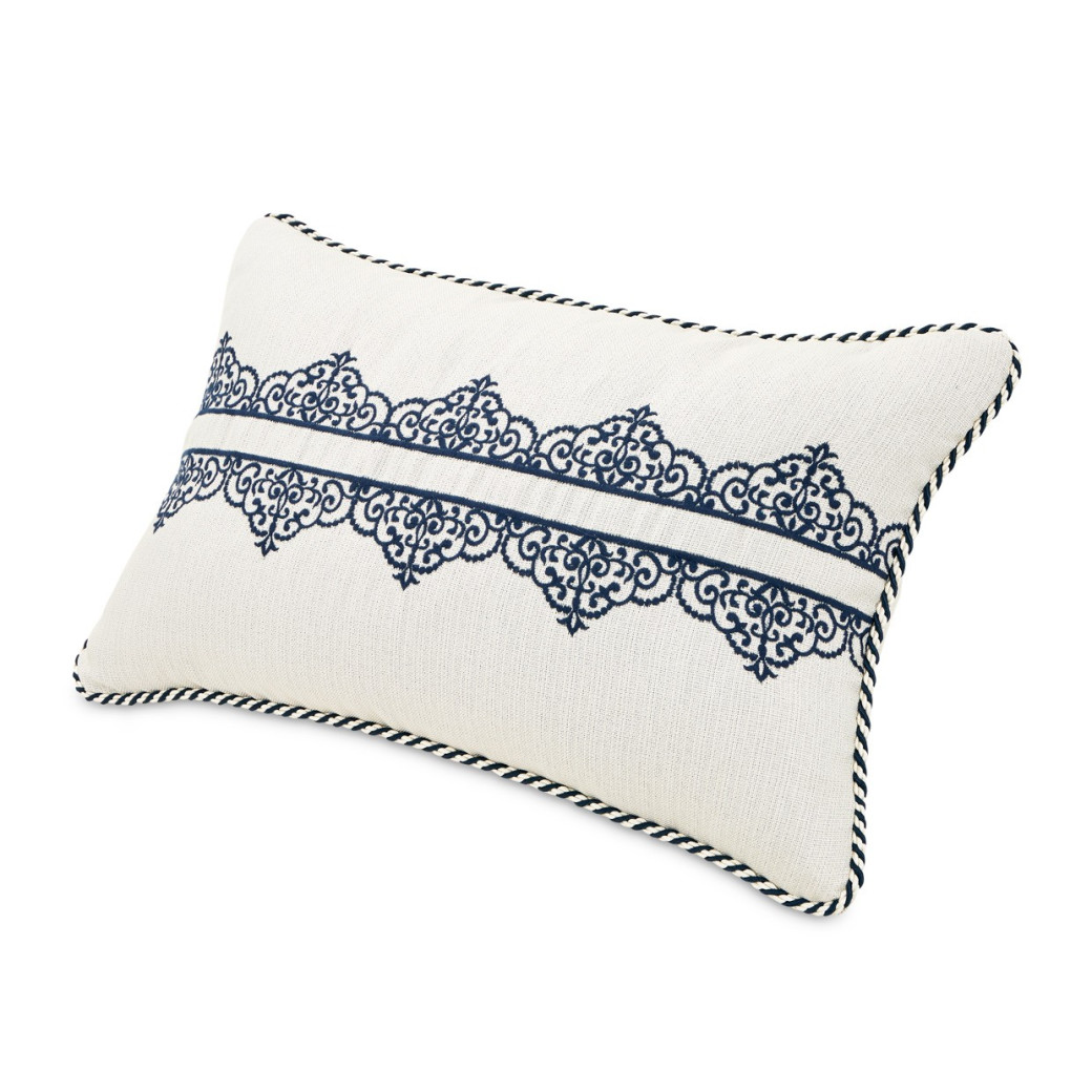 Yardley 5pc Queen Comforter Set Navy by Michael Amini BCS-QS05-YRLDY-NVY