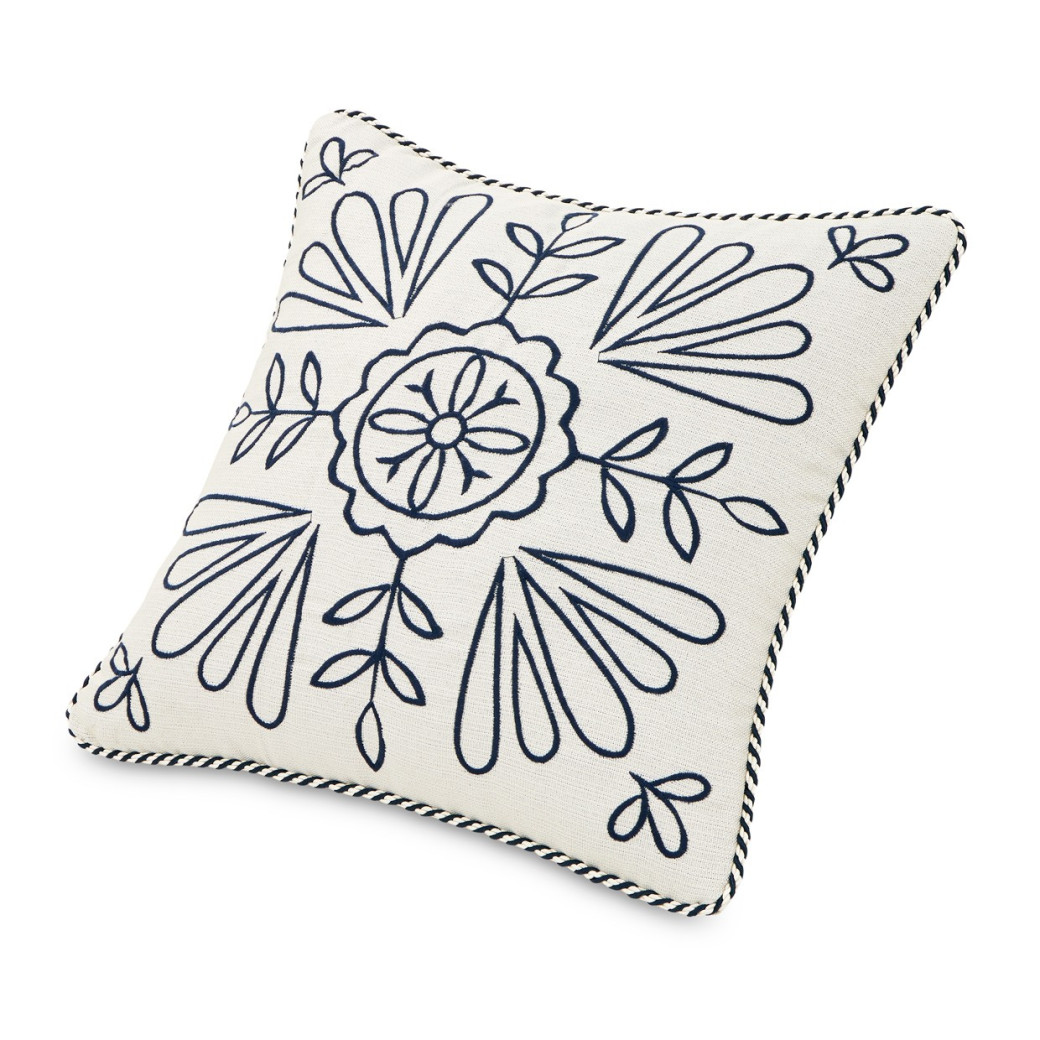Yardley 5pc Queen Comforter Set Navy by Michael Amini BCS-QS05-YRLDY-NVY