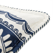Yardley 5pc Queen Comforter Set Navy by Michael Amini BCS-QS05-YRLDY-NVY