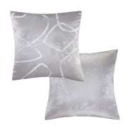 Roma II Pc 9PC Queen Comforter Set Platinum By Michael Amini