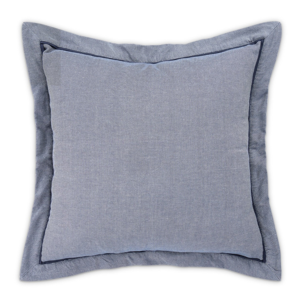 Mills 7pc Queen Duvet Set Denim by Michael Amini BCS-QD07-MILLS-DNM