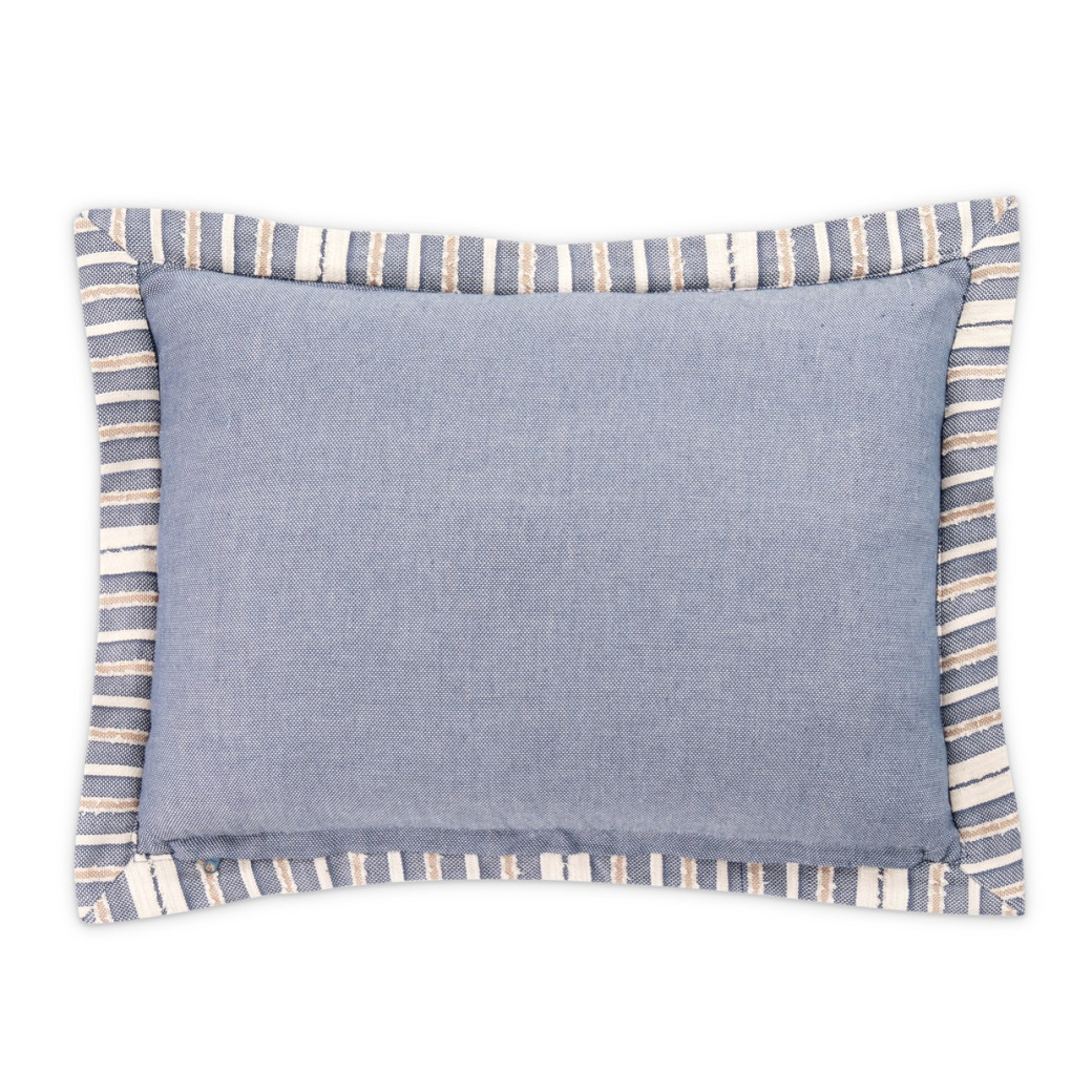 Mills 7pc Queen Duvet Set Denim by Michael Amini BCS-QD07-MILLS-DNM