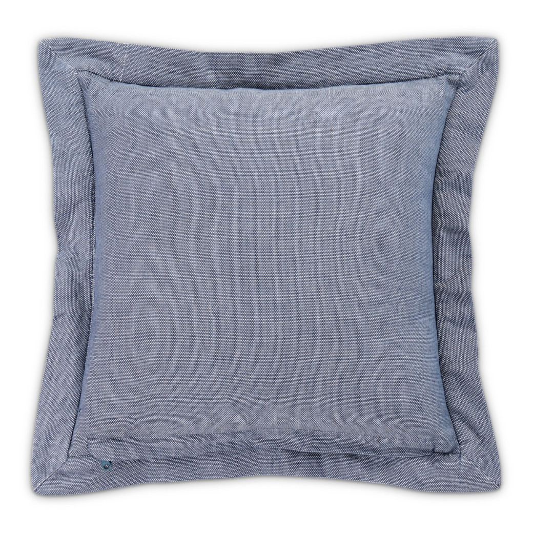 Mills 7pc Queen Duvet Set Denim by Michael Amini BCS-QD07-MILLS-DNM