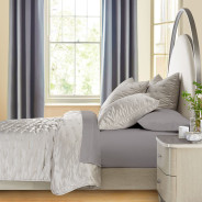 Messina 3pc Queen Quilt Set Platinum by Michael Amini  BCS-QQT3-MSINA-PLT