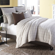 Manchester 7PC Queen Duvet Set Creme by Michael Amini BCS-QD07-MNCTR-CRM