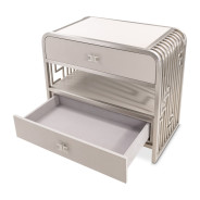Metal Accent Cabinet-Night Stand-End Table Roxbury Collection by Michael Amini