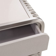 Metal Accent Cabinet-Night Stand-End Table Roxbury Collection by Michael Amini