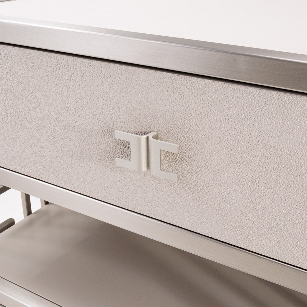 Metal Accent Cabinet-Night Stand-End Table Roxbury Collection by Michael Amini