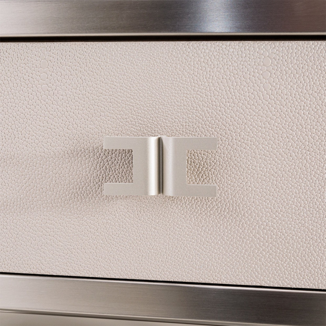 Metal Accent Cabinet-Night Stand-End Table Roxbury Collection by Michael Amini