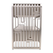 Metal Accent Cabinet-Night Stand-End Table Roxbury Collection by Michael Amini