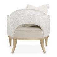 Accent Chair Porcini Medium Champagne Yvette Collection By Michael Amini  LRU-YVTE834-PCI-136