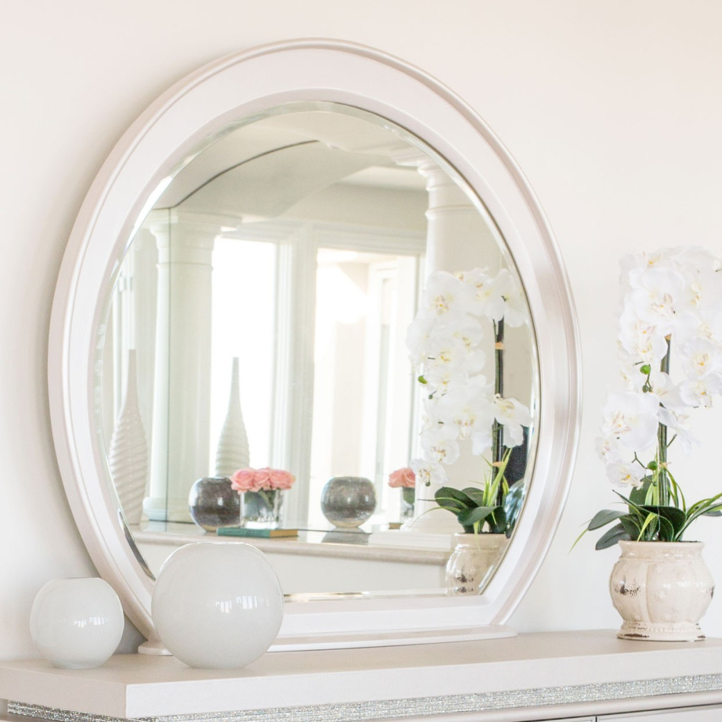 Michael Amini & Jane Seymour Glimmering Heights Sideboard & Mirror