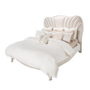 Queen Upholstered Panel Bed London Place Colection by Michael Amini NC9004000QN3-112