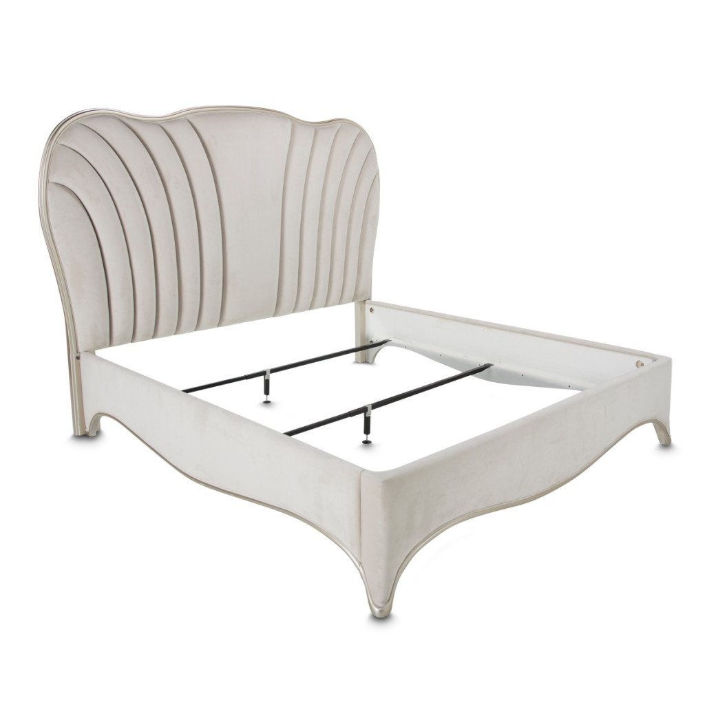 Queen Upholstered Panel Bed London Place Colection by Michael Amini NC9004000QN3-112
