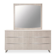 Storage Console- Dresser & Mirror Dresser Marin Collection By Michael Amini