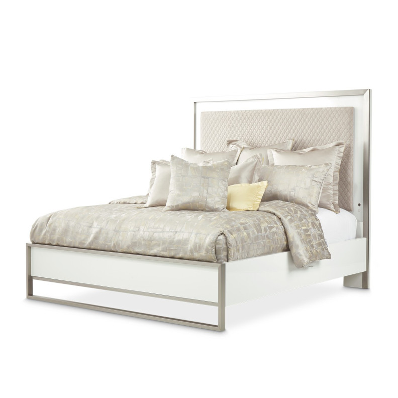 Queen Panel Bed Marquee Collection By Michael Amini  KI-MRQEQN-108