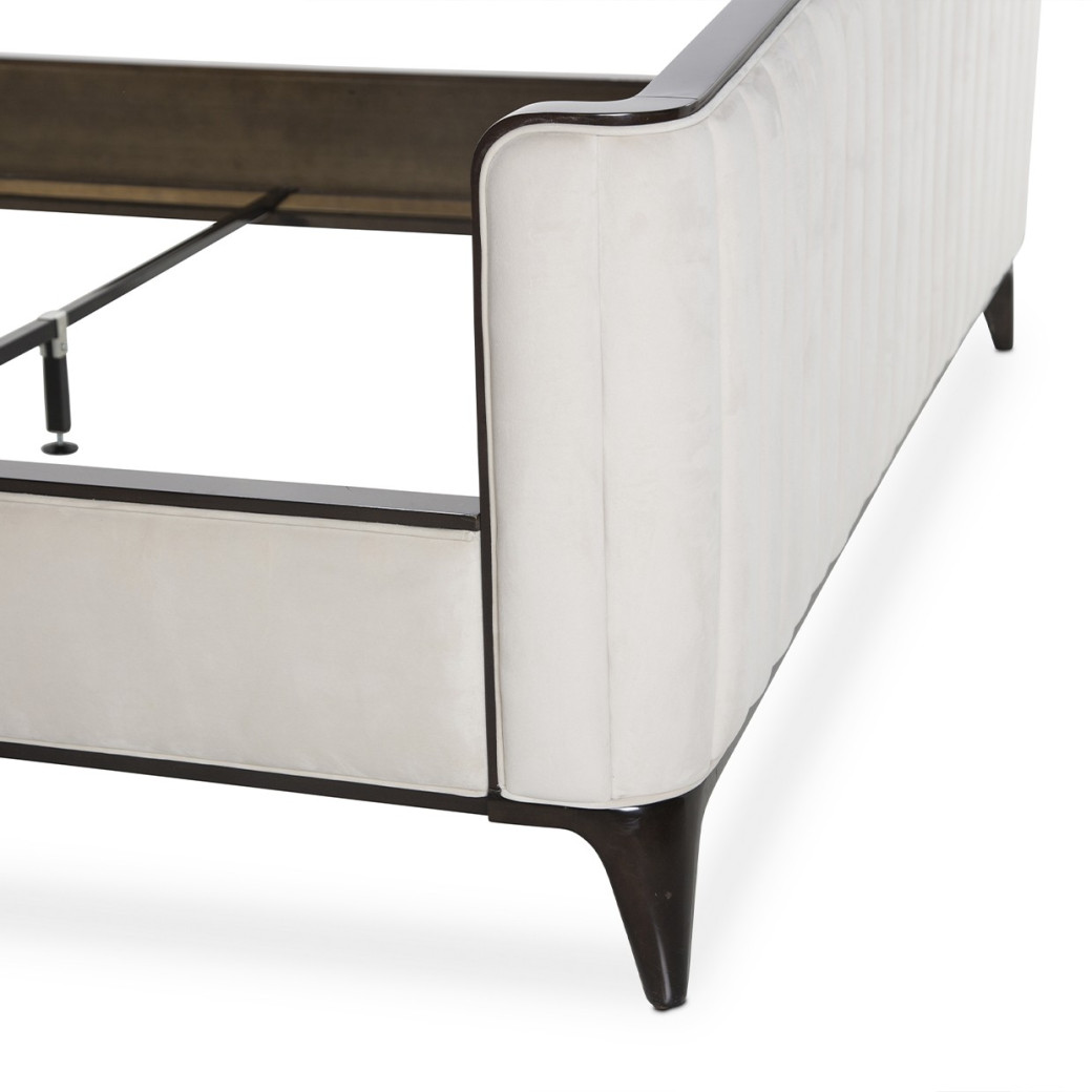 Queen Tufted Panel Bed Paris Chic Collection by Michael Amini