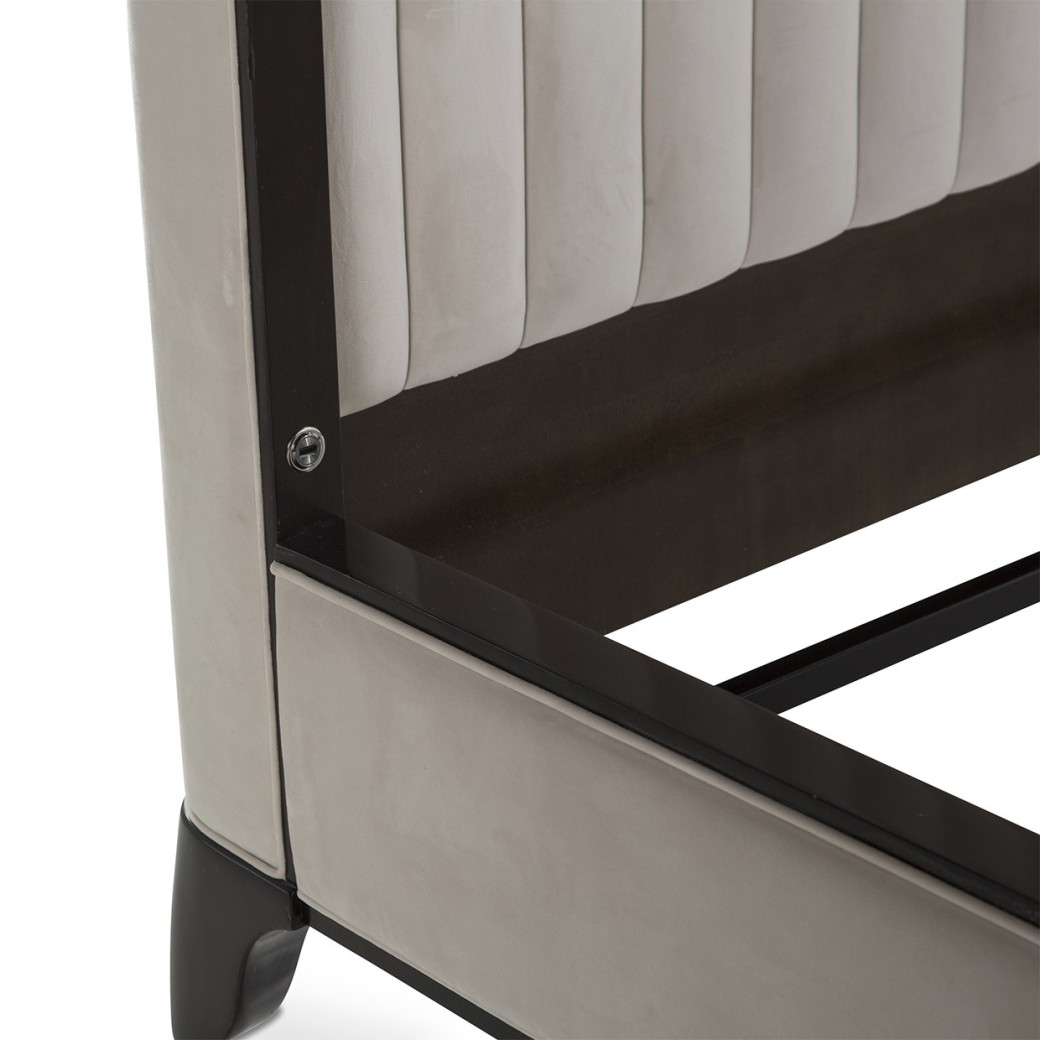 Queen Tufted Panel Bed Paris Chic Collection by Michael Amini