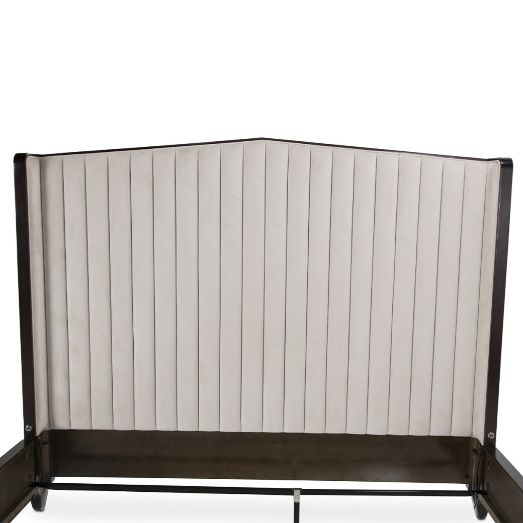 Queen Tufted Panel Bed Paris Chic Collection by Michael Amini