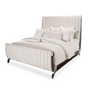 Queen Tufted Sleigh Bed Paris Chic Collection by Michael Amini N9003000QNS4-409