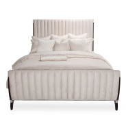 Queen Tufted Sleigh Bed Paris Chic Collection by Michael Amini N9003000QNS4-409