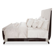 Queen Tufted Sleigh Bed Paris Chic Collection by Michael Amini N9003000QNS4-409