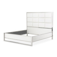 Eastern King Short Metal Panel Bed State St Collection by Michael Amini N9016000EK3LPT-116