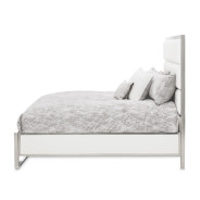 Eastern King Short Metal Panel Bed State St Collection by Michael Amini N9016000EK3LPT-116