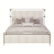 Queen Channel-Tufted Panel Bed Penthouse Collection by Michael Amini N9033000QN3-130