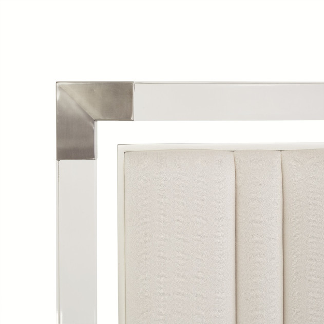 Queen Channel-Tufted Panel Bed Penthouse Collection by Michael Amini N9033000QN3-130