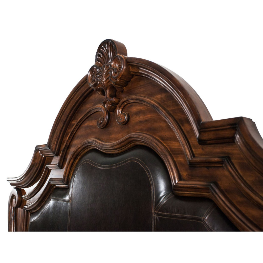 Queen Mansion Bed Tuscano Melange Collection By Michael Amini 34000MQN3-34