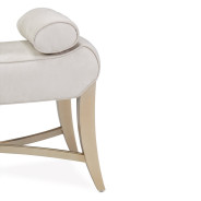 Bed Bench Malibu Crest Chardonnay Finish Collection by Michael Amini. 9007904-822