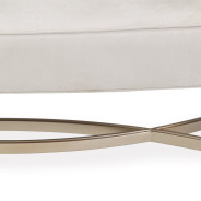 Bed Bench Malibu Crest Chardonnay Finish Collection by Michael Amini. 9007904-822