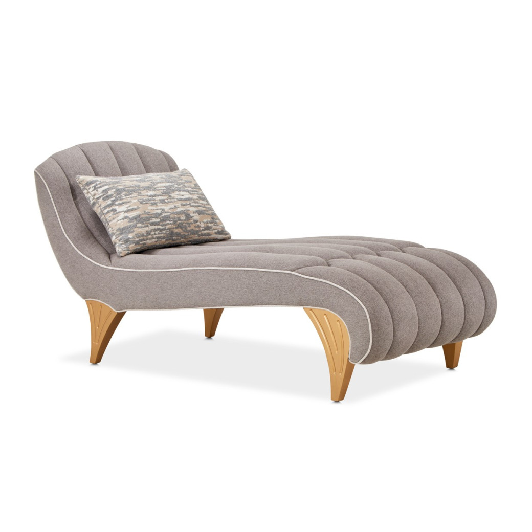St.Charles Chaise Dove Gray By Michael Amini 9088841-STRTS-803