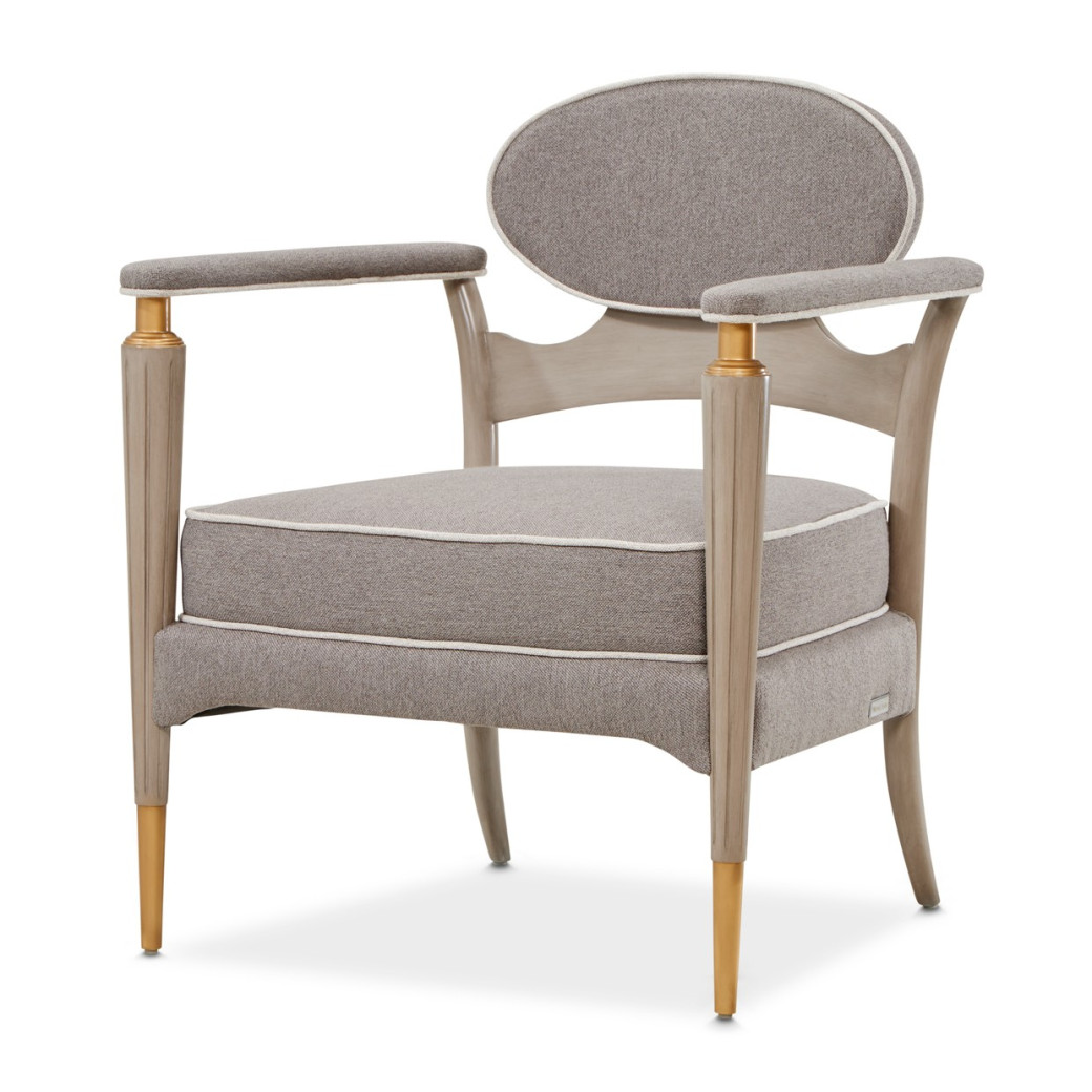 St.Charles Accent Chair Dove Gray By Michael Amini 9088834-STRTS-803