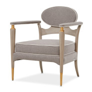 St.Charles Accent Chair Dove Gray By Michael Amini 9088834-STRTS-803