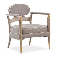 St.Charles Accent Chair Dove Gray By Michael Amini 9088834-STRTS-803