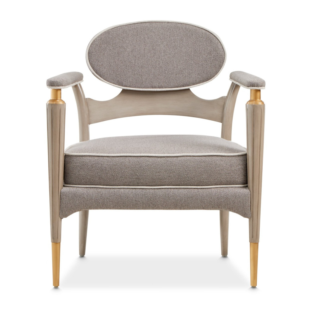 St.Charles Accent Chair Dove Gray By Michael Amini 9088834-STRTS-803