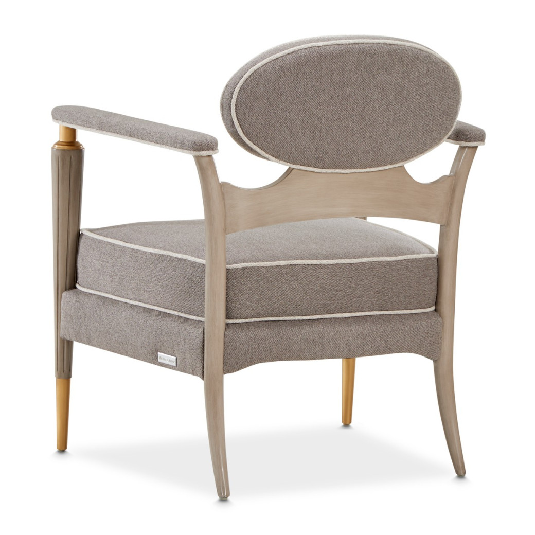 St.Charles Accent Chair Dove Gray By Michael Amini 9088834-STRTS-803