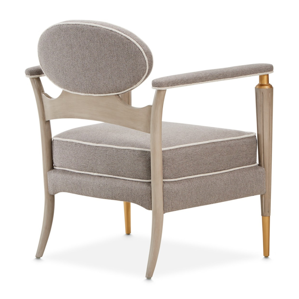 St.Charles Accent Chair Dove Gray By Michael Amini 9088834-STRTS-803