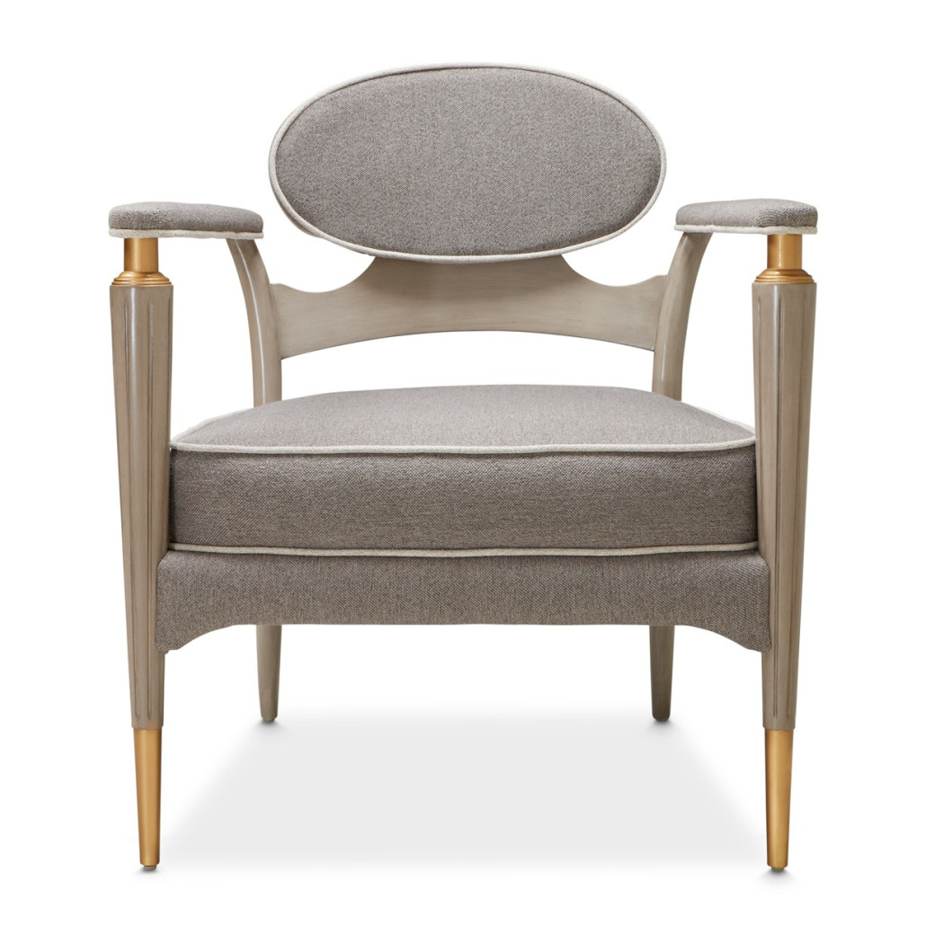 St.Charles Accent Chair Dove Gray By Michael Amini 9088834-STRTS-803