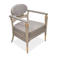 St.Charles Accent Chair Dove Gray By Michael Amini 9088834-STRTS-803