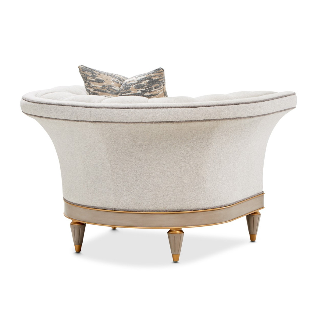 St.Charles Matching Chair Dove Gray by Michael Amini 9088835-CIRUS-803