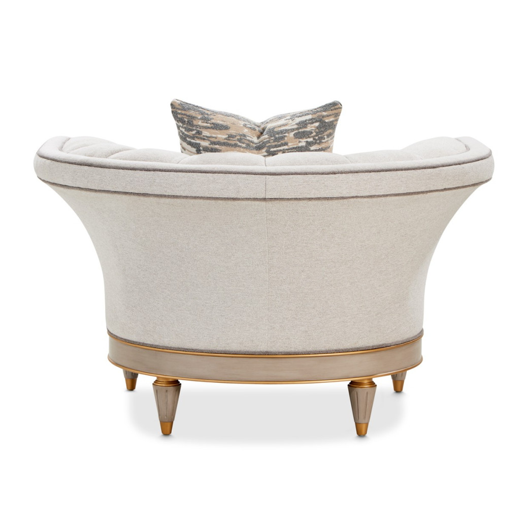 St.Charles Matching Chair Dove Gray by Michael Amini 9088835-CIRUS-803